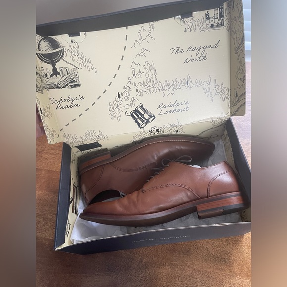 Banana Republic Oxford Cognac Dress Shoes - Picture 5 of 6